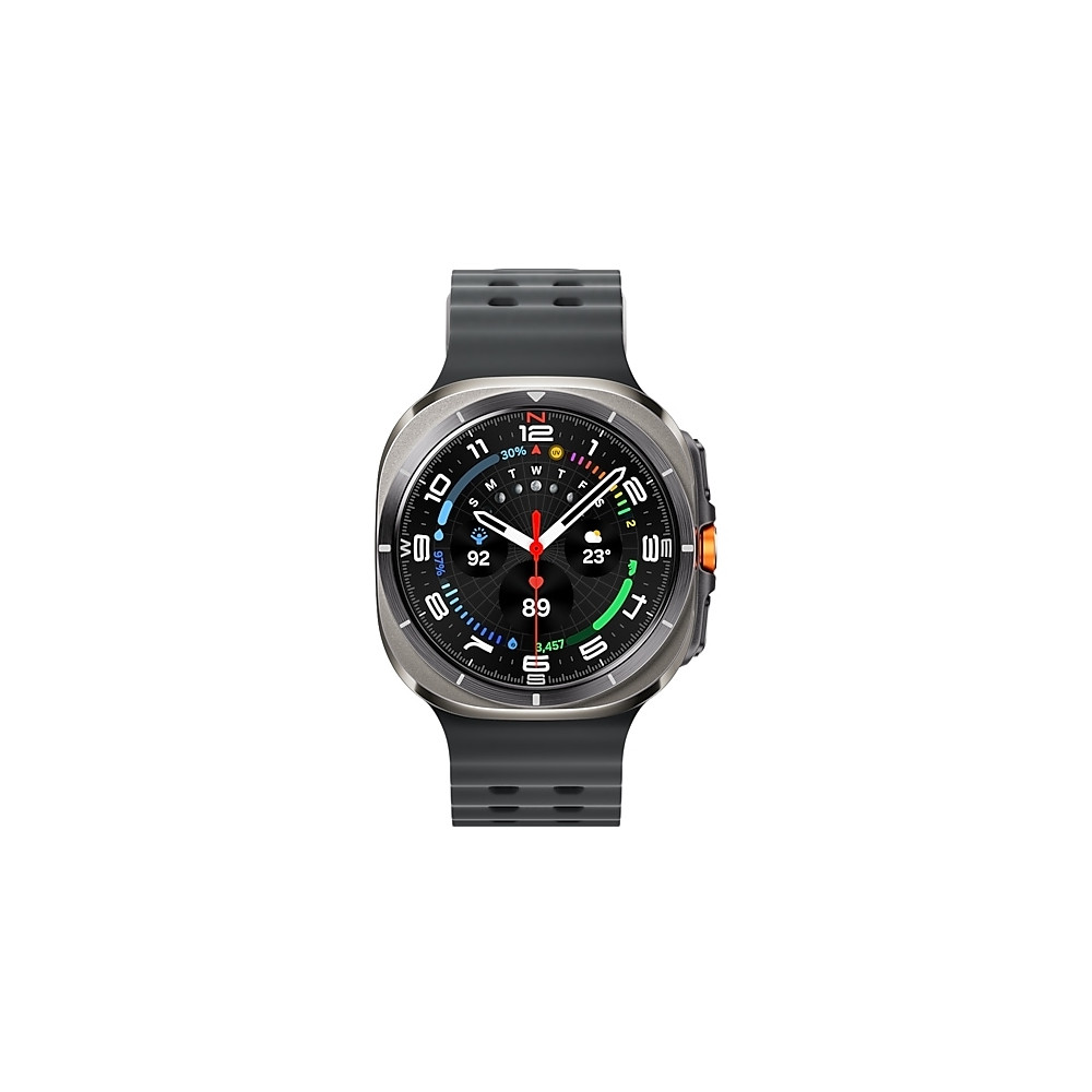 Produktbild för Samsung Galaxy Watch Ultra - titanium silver - smart klocka med marinband - mörkgrå - 64 GB