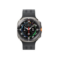 Produktbild för Samsung Galaxy Watch Ultra - titanium silver - smart klocka med marinband - mörkgrå - 64 GB