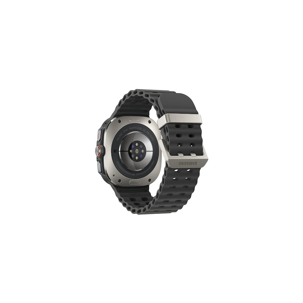 Produktbild för Samsung Galaxy Watch Ultra - titanium silver - smart klocka med marinband - mörkgrå - 64 GB