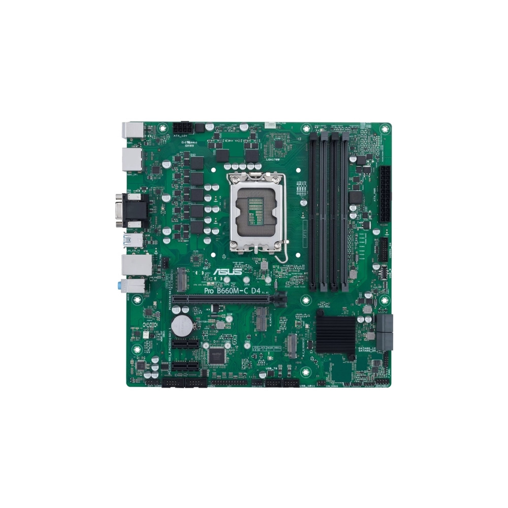 Produktbild för ASUS PRO B660M-C D4-CSM - moderkort - micro ATX - LGA1700-uttag - B660