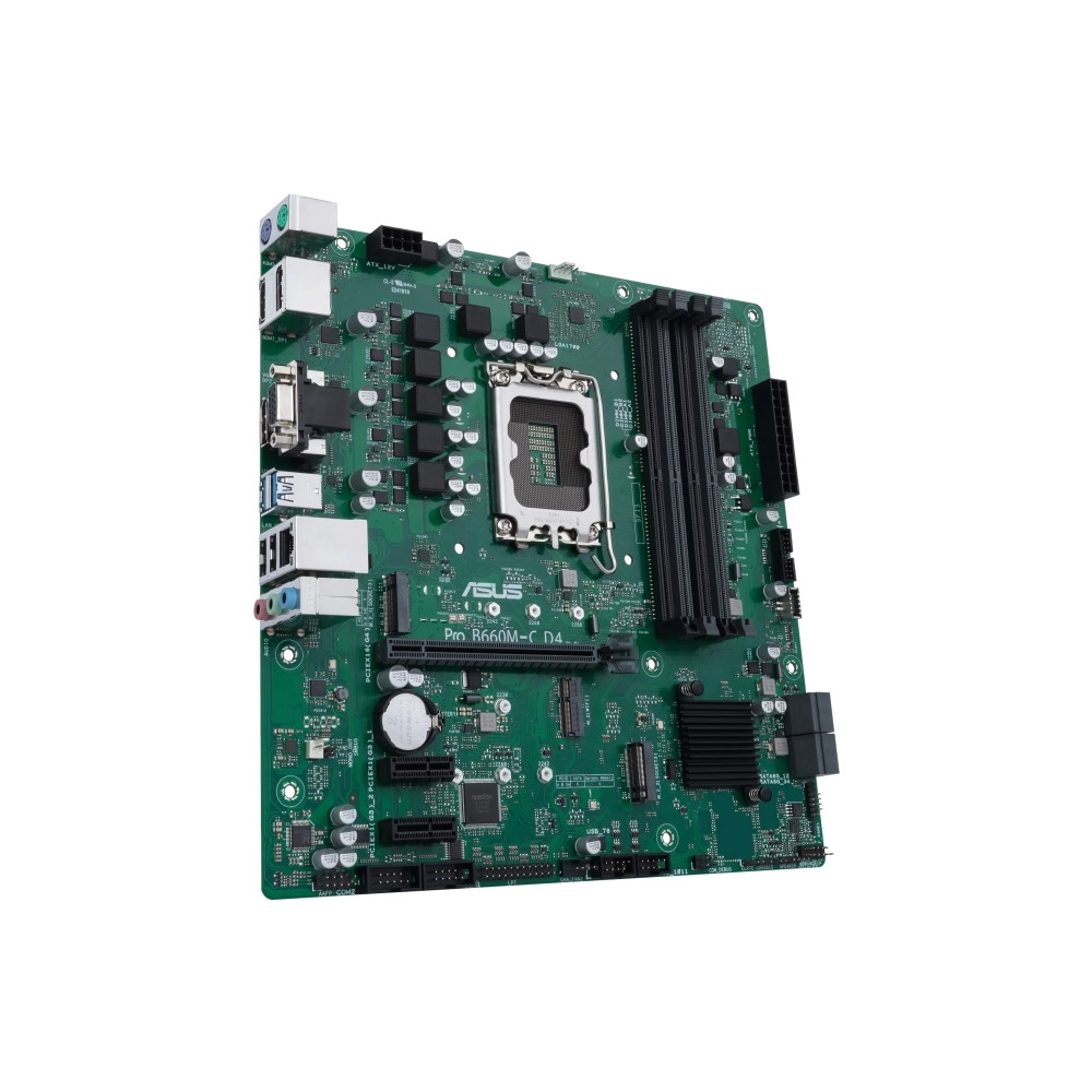 Produktbild för ASUS PRO B660M-C D4-CSM - moderkort - micro ATX - LGA1700-uttag - B660