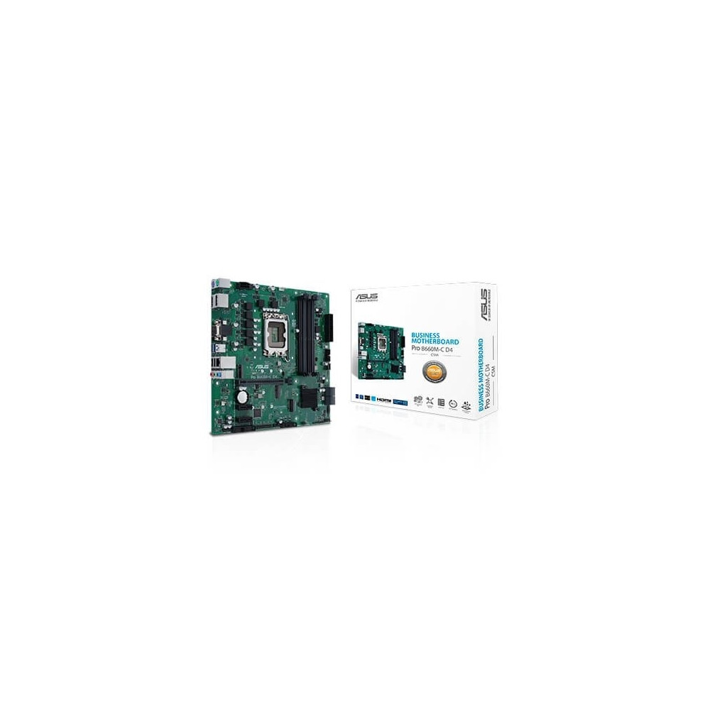 Produktbild för ASUS PRO B660M-C D4-CSM - moderkort - micro ATX - LGA1700-uttag - B660