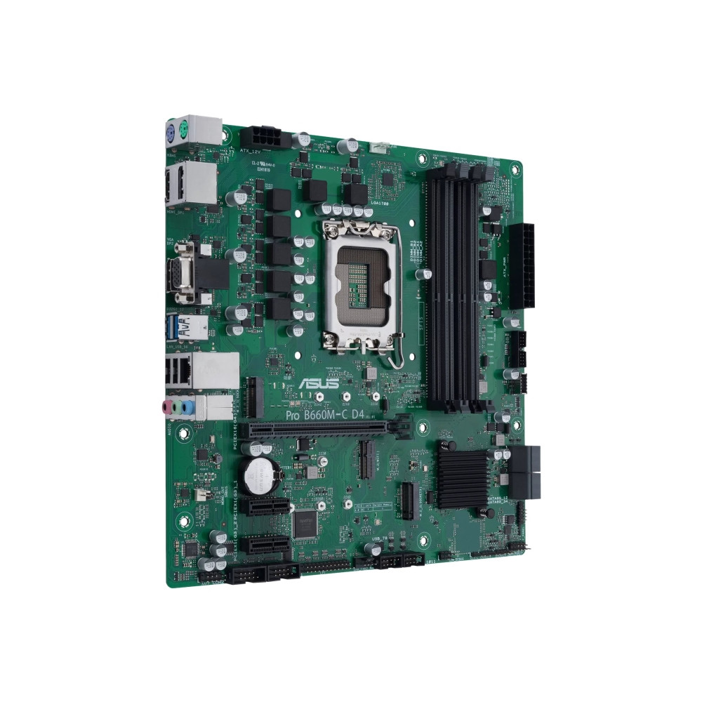 Produktbild för ASUS PRO B660M-C D4-CSM - moderkort - micro ATX - LGA1700-uttag - B660