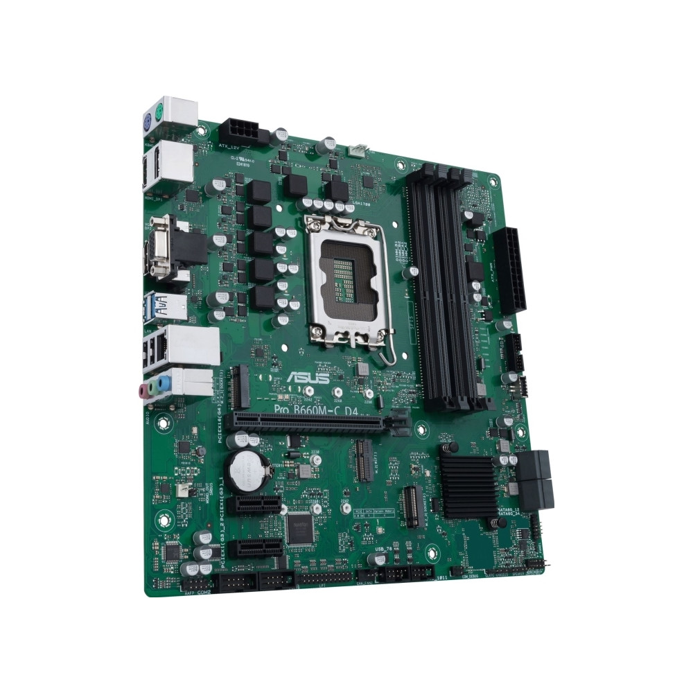 Produktbild för ASUS PRO B660M-C D4-CSM - moderkort - micro ATX - LGA1700-uttag - B660