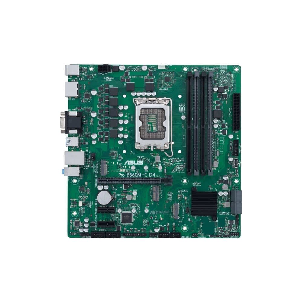 Produktbild för ASUS PRO B660M-C D4-CSM - moderkort - micro ATX - LGA1700-uttag - B660