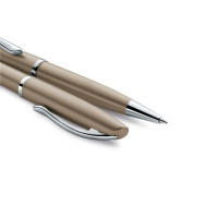 Produktbild för Kulpenna Pelikan Jazz Noble brun 1mm blå