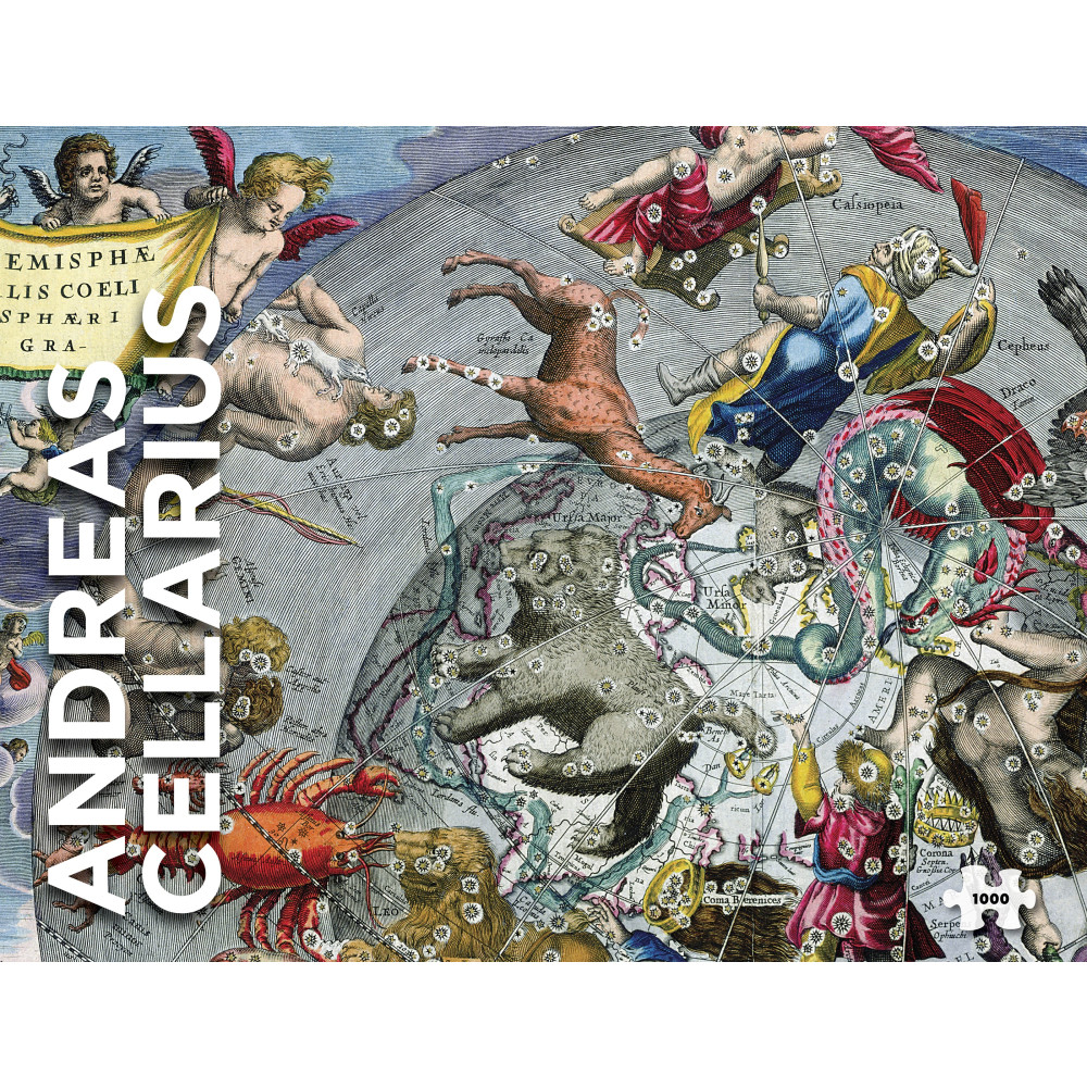 Produktbild för Andreas Cellarius: Celestial Atlas 1000-Piece Jigsaw Puzzle