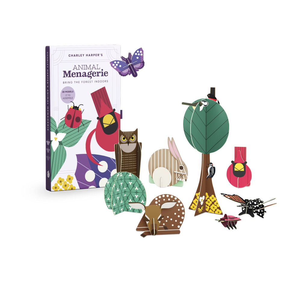 Produktbild för Charley Harper's Animal Menagerie