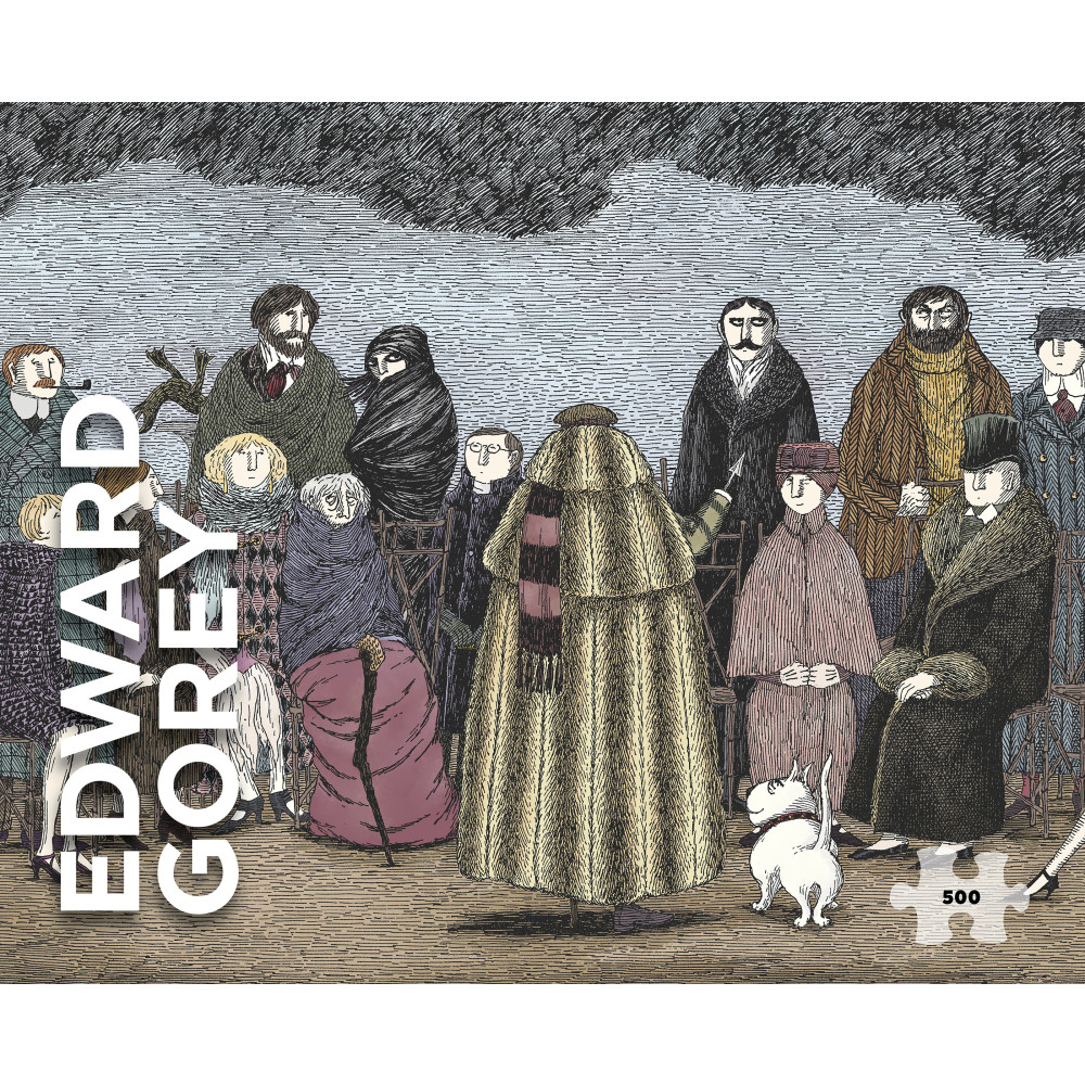Produktbild för Edward Gorey: The Awdrey-Gore Legacy 500-Piece Jigsaw Puzzle
