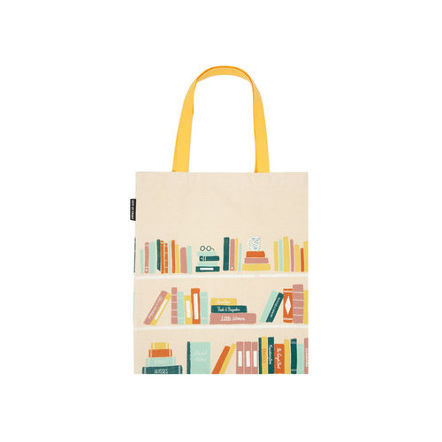Out of Print Bookshelf Tote Bag