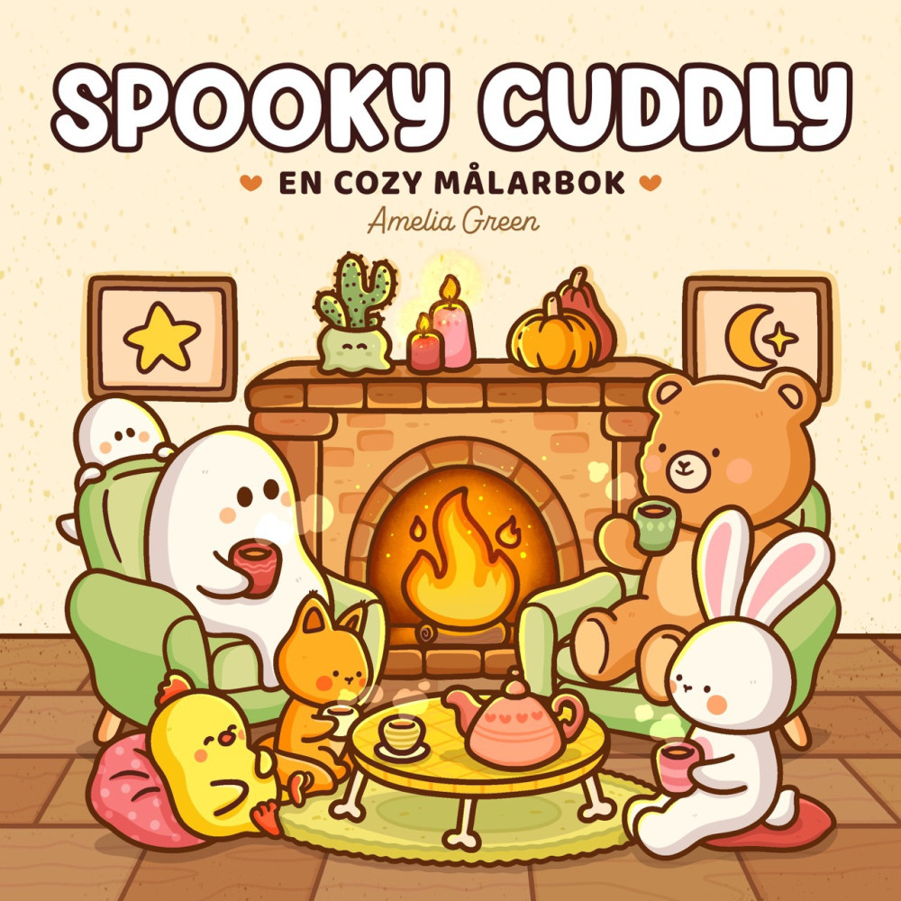 Produktbild för Spooky Cuddly : en cozy målarbok (häftad)
