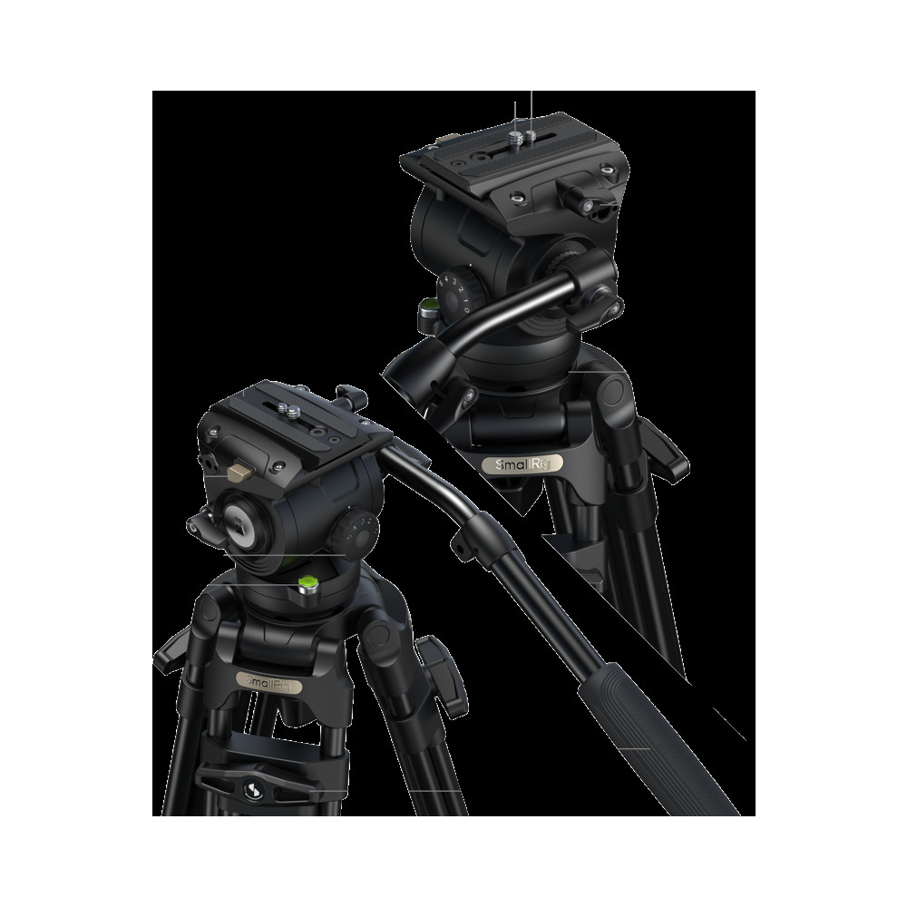 Produktbild för SmallRig 5579 FSD16 FreeSpeed Heavy-Duty Aluminum Alloy Tripod