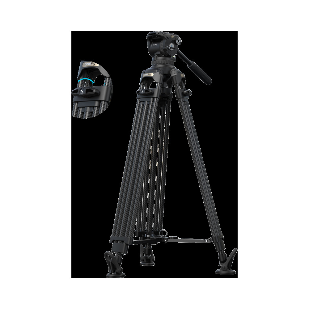 Produktbild för SmallRig 5578 FSD18 FreeSpeed Heavy-Duty Carbon Fiber Tripod