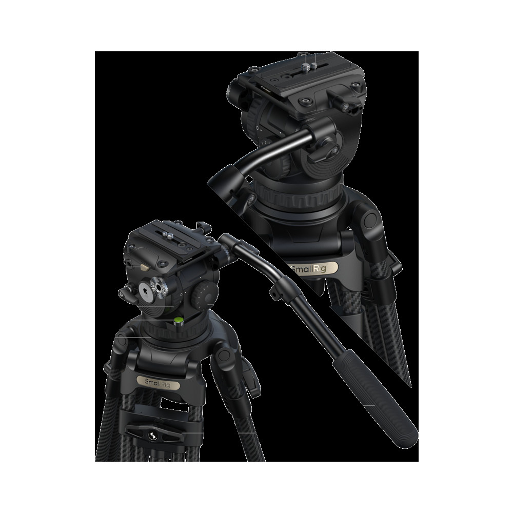 Produktbild för SmallRig 5578 FSD18 FreeSpeed Heavy-Duty Carbon Fiber Tripod