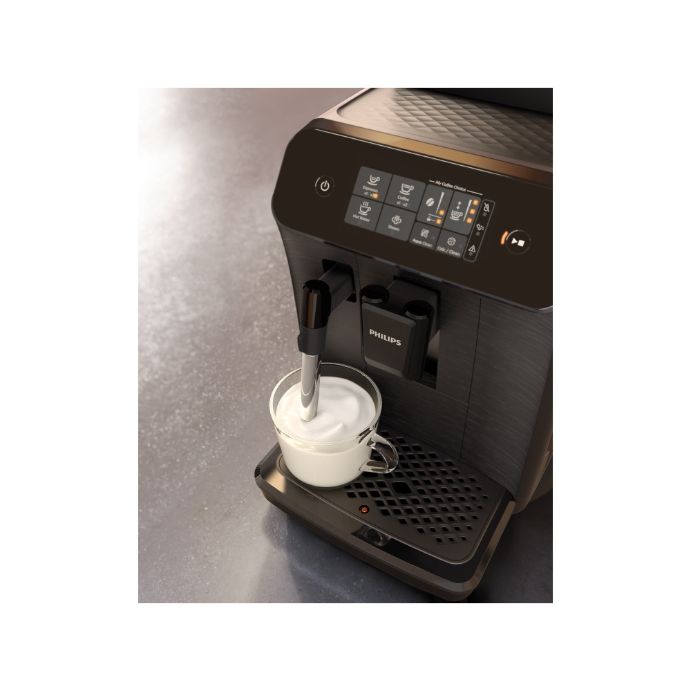 Produktbild för Philips Series 800 EP0820 - automatisk kaffekokare med mjölkskummare - 15 bar - matt black