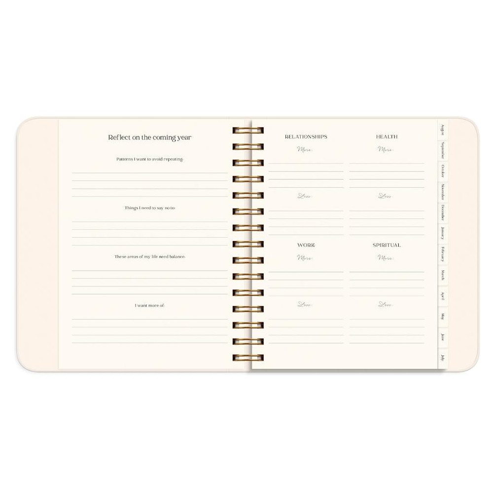 Produktbild för Kalender Life Planner Flowers A5 26/27