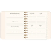 Produktbild för Kalender Life Planner Flowers A5 26/27