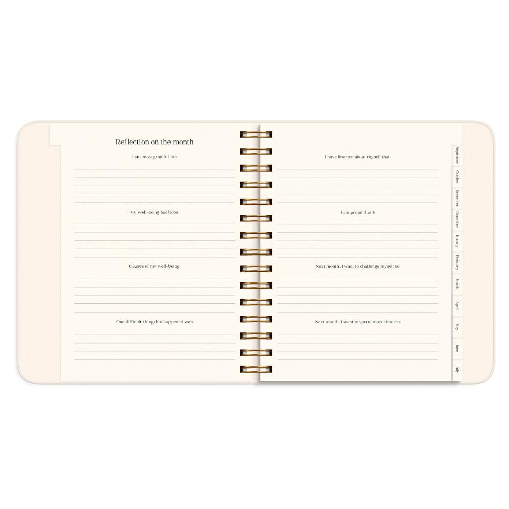 Produktbild för Kalender Life Planner Flowers A5 26/27