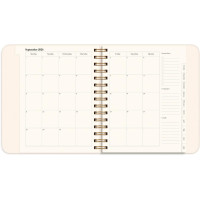 Produktbild för Kalender Life Planner Flowers A5 26/27