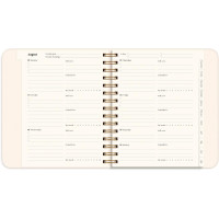 Produktbild för Kalender Life Planner Flowers A5 26/27