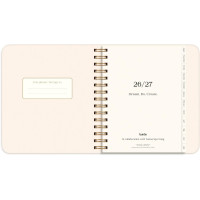 Produktbild för Kalender Life Planner Flowers A5 26/27