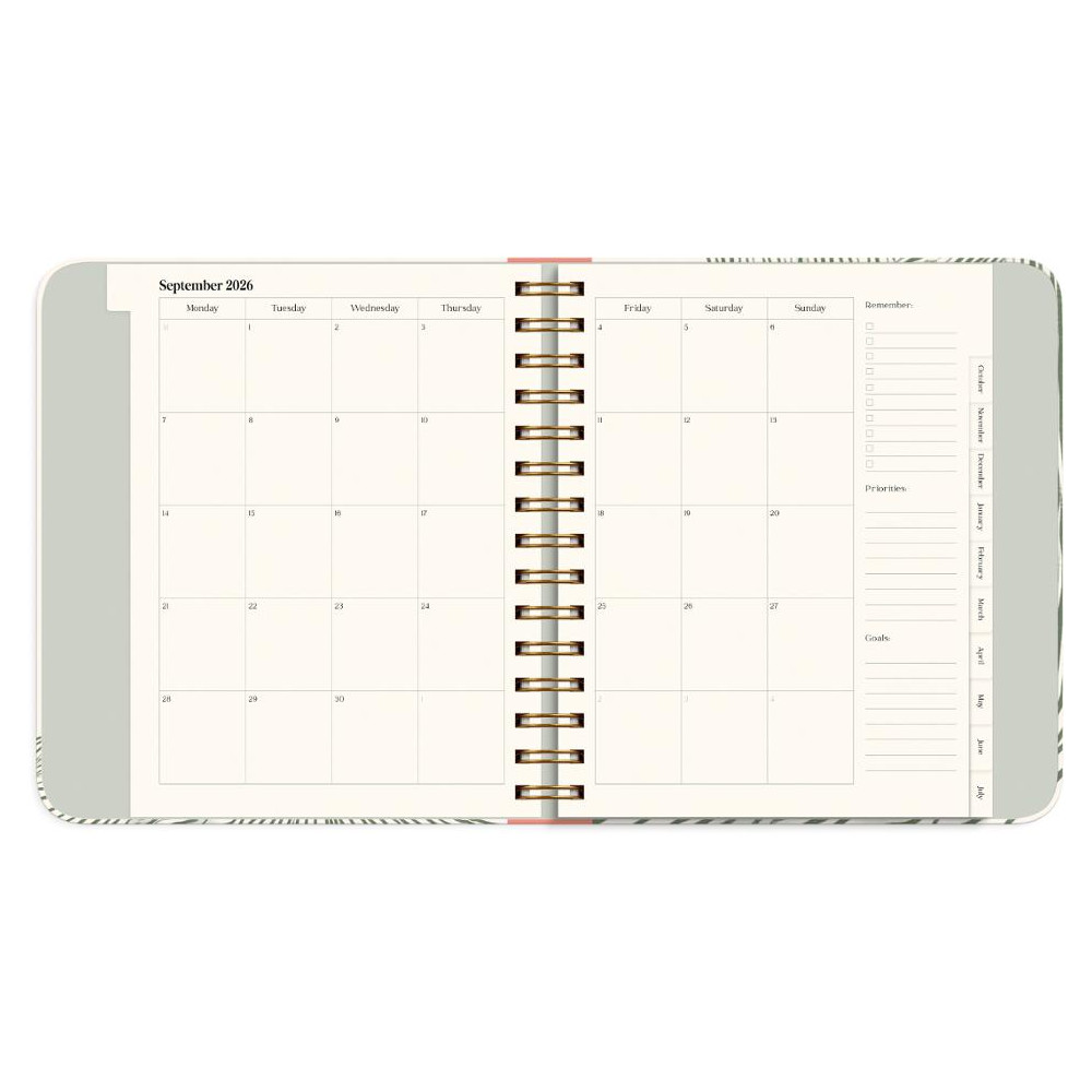 Produktbild för Kalender Life Planner Green A5 26/27