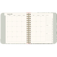 Produktbild för Kalender Life Planner Green A5 26/27