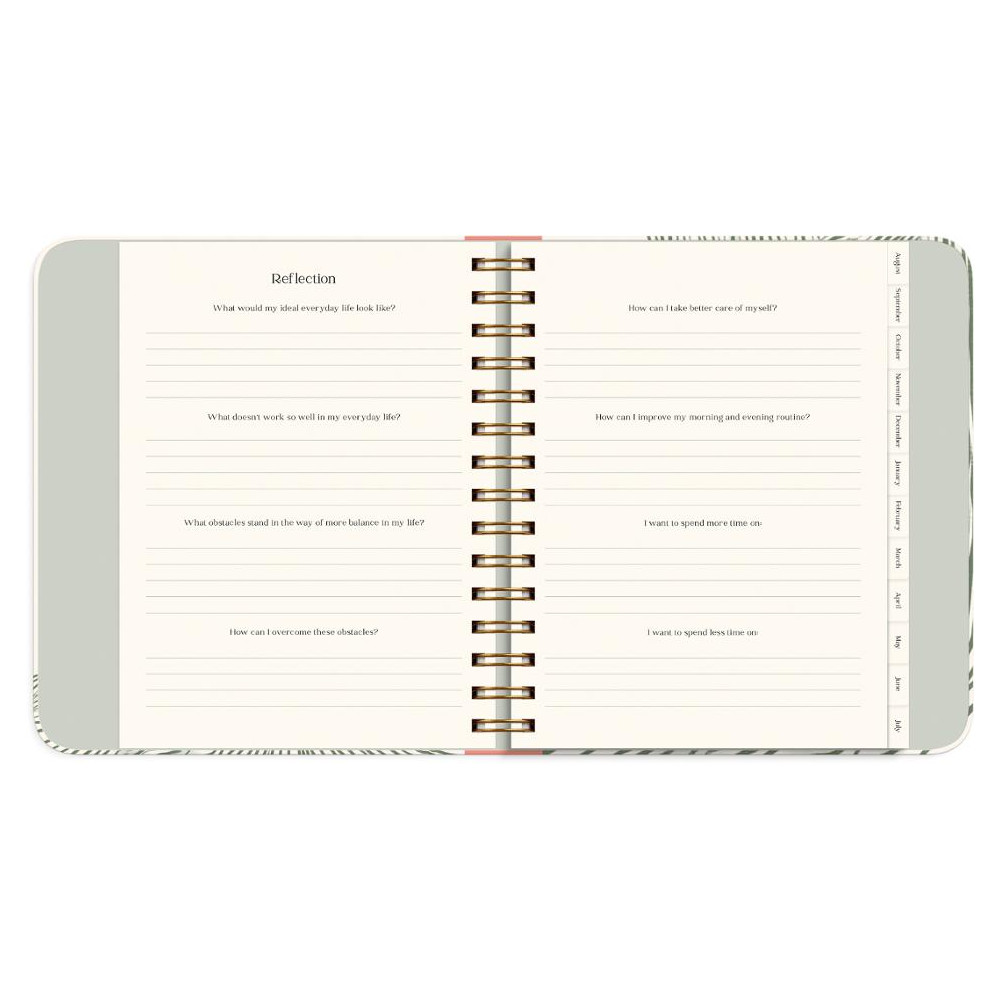 Produktbild för Kalender Life Planner Green A5 26/27