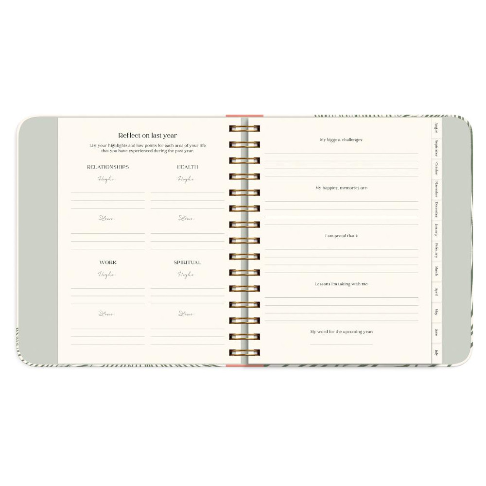 Produktbild för Kalender Life Planner Green A5 26/27