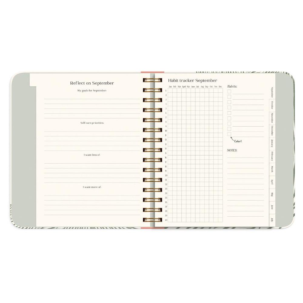 Produktbild för Kalender Life Planner Green A5 26/27
