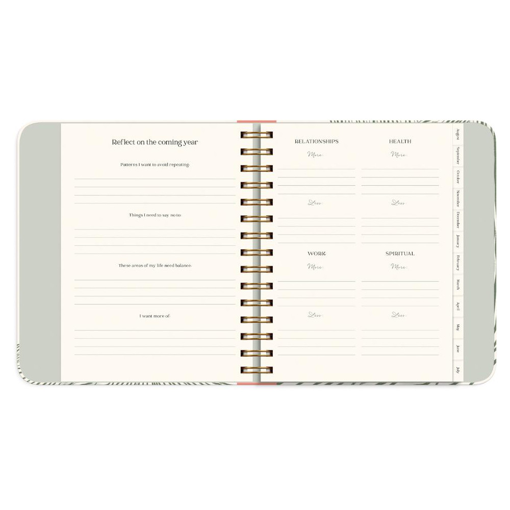 Produktbild för Kalender Life Planner Green A5 26/27