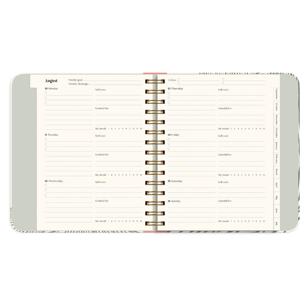 Produktbild för Kalender Life Planner Green A5 26/27