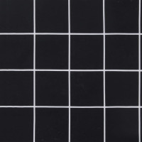 Produktbild för Rund dyna svartrutig Ø 60 x11 cm oxfordtyg