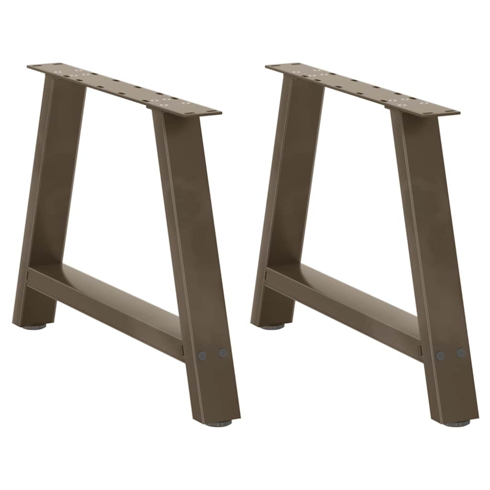 Produktbild för Soffbordsben A-formade 2 st 60x(42-43) cm stål