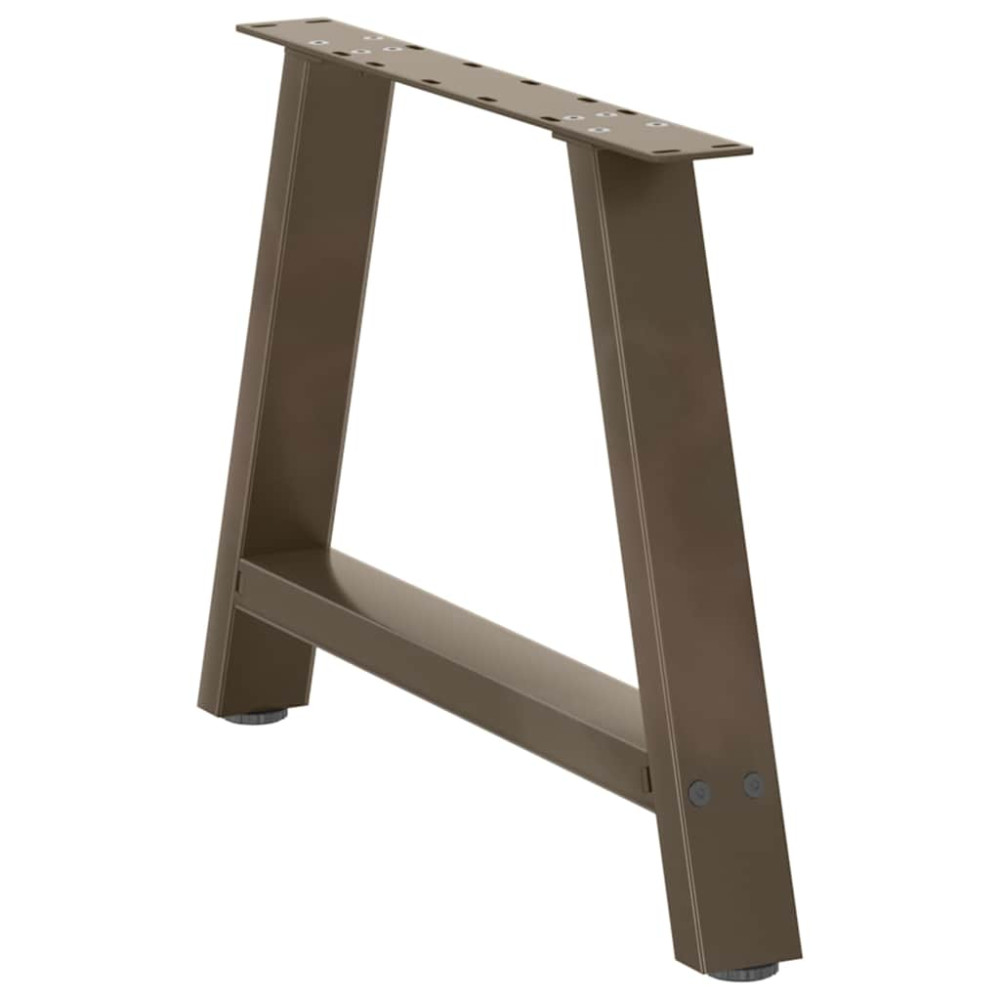 Produktbild för Soffbordsben A-formade 2 st 60x(42-43) cm stål