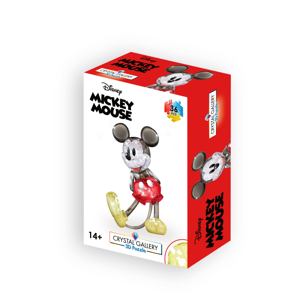 Produktbild för Crystal Gallery Disney Mickey Mouse, 3D Pussel,  36 bitar