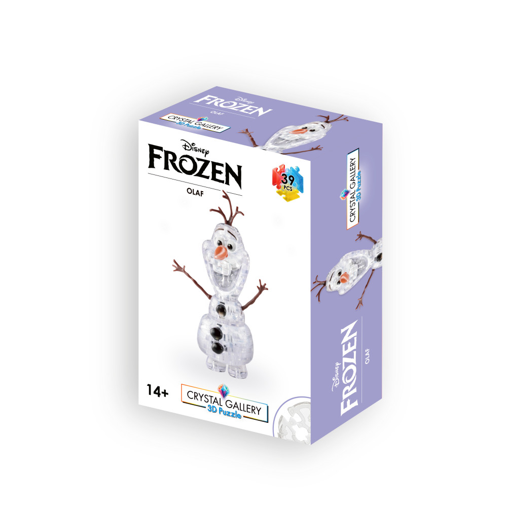 Produktbild för Crystal Gallery Disney Olaf, 3D Pussel, 39 bitar