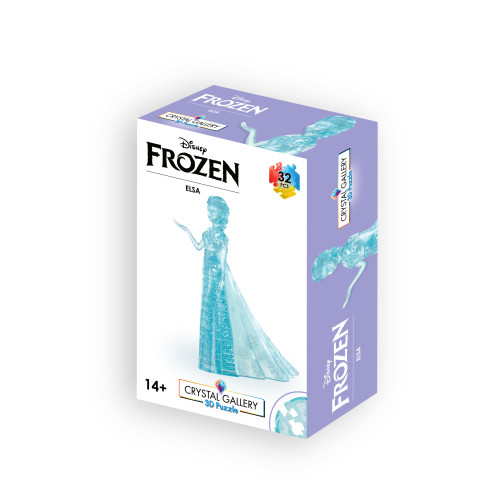 eureka Crystal Gallery Disney Elsa, 3D Pussel, 32 bitar