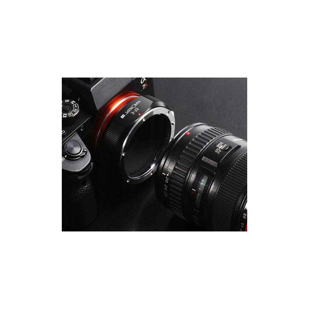 Produktbild för K&F-adapter K&F Pro från Sony E Nex till Canon EF/EF-S till...