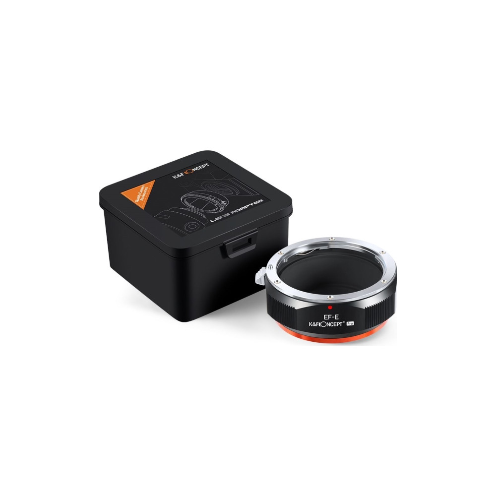 Produktbild för K&F-adapter K&F Pro från Sony E Nex till Canon EF/EF-S till...