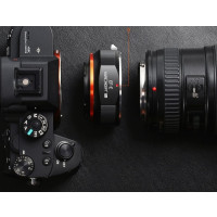 Produktbild för K&F-adapter K&F Pro från Sony E Nex till Canon EF/EF-S till...