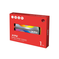 Produktbild för ADATA XPG Spectrix S20G RGB - SSD - 1 TB - PCIe 3.0 x4 (NVMe)