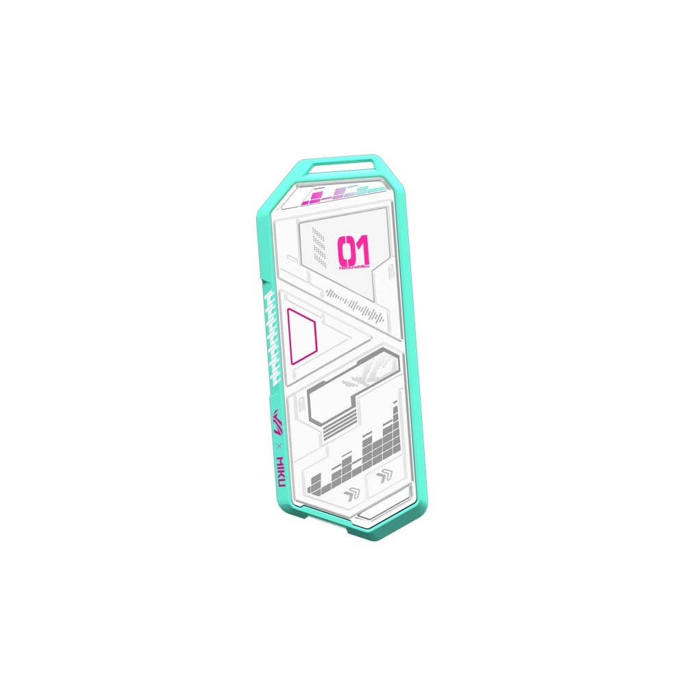 Produktbild för ASUS ROG Strix Arion - Hatsune Miku Edition - förvaringslåda - M.2 NVMe Card - USB-C 3.2 (Gen 2x1)