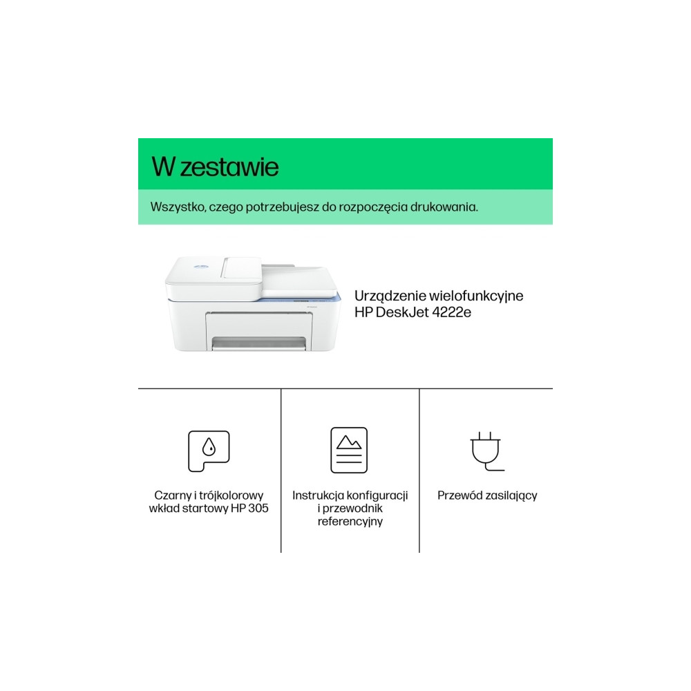 Produktbild för HP Deskjet 4222e All-in-One - multifunktionsskrivare - färg