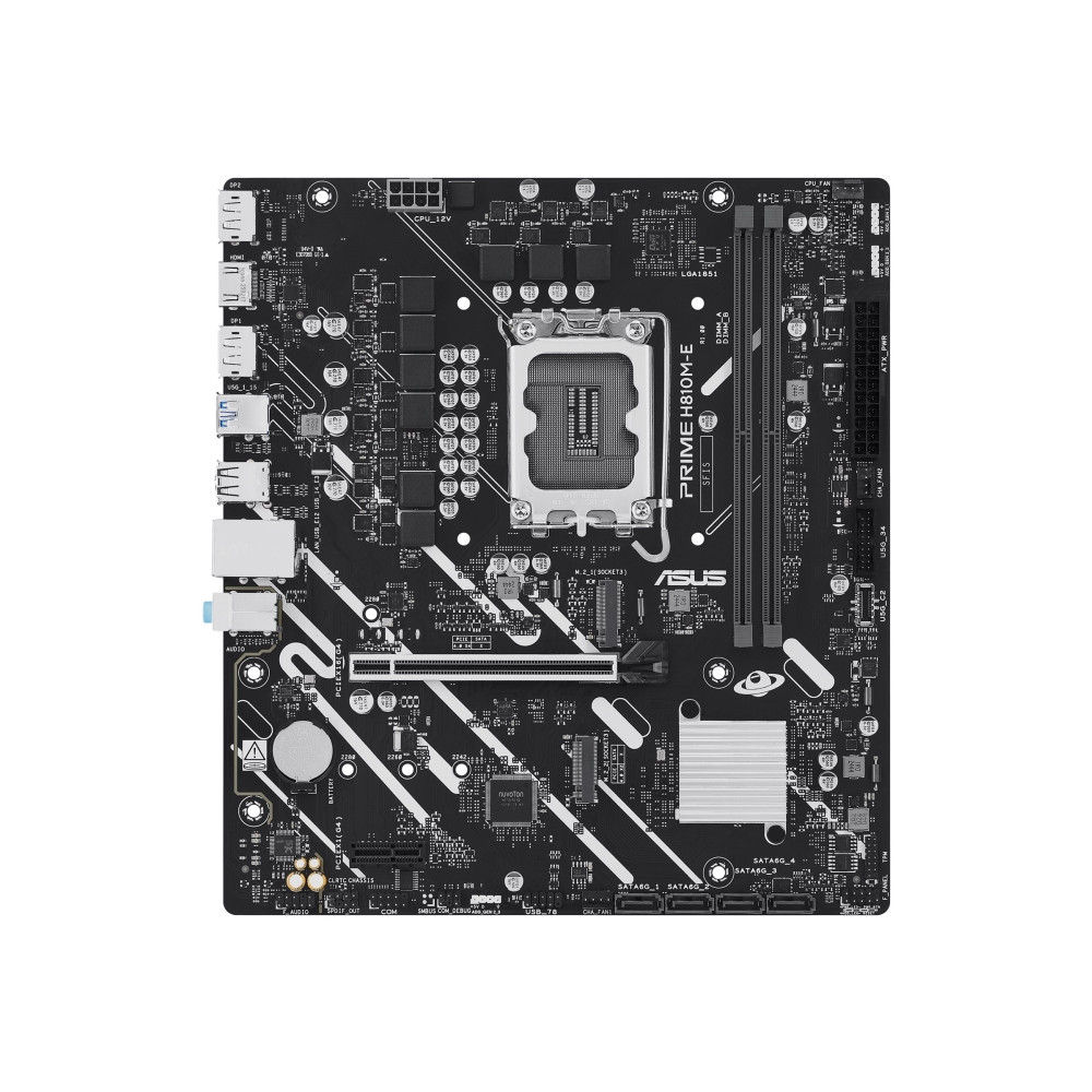 Produktbild för ASUS PRIME H810M-E-CSM - moderkort - micro ATX - LGA1851-uttag - H810
