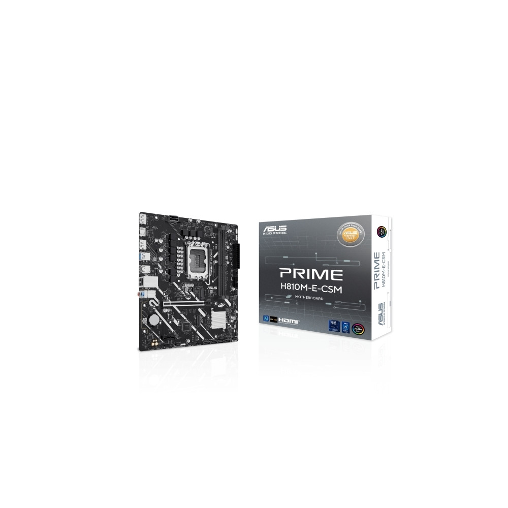 Produktbild för ASUS PRIME H810M-E-CSM - moderkort - micro ATX - LGA1851-uttag - H810
