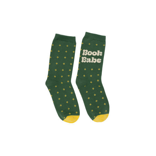 Out of Print Book Babe Socks - Small