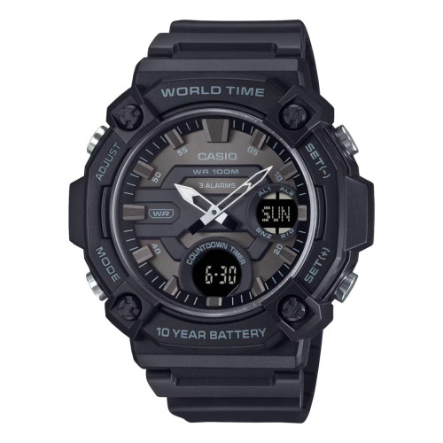 Casio CASIO AEQ-120W-1B - Quartz Klocka Herr (53,3MM)