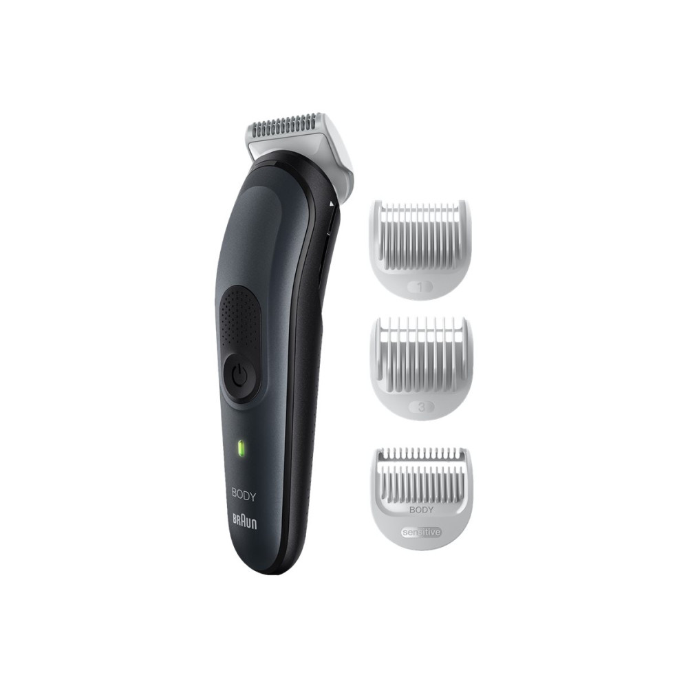 Produktbild för Braun BodyGroomer 3 BG3340 - trimmer - vit / grå