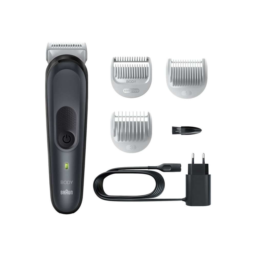 Produktbild för Braun BodyGroomer 3 BG3340 - trimmer - vit / grå
